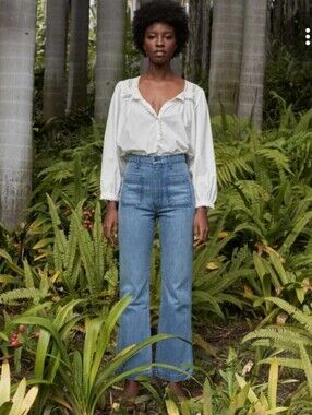 DÔEN 100% Cotton Maritime Jean -  Menton Wash - 28